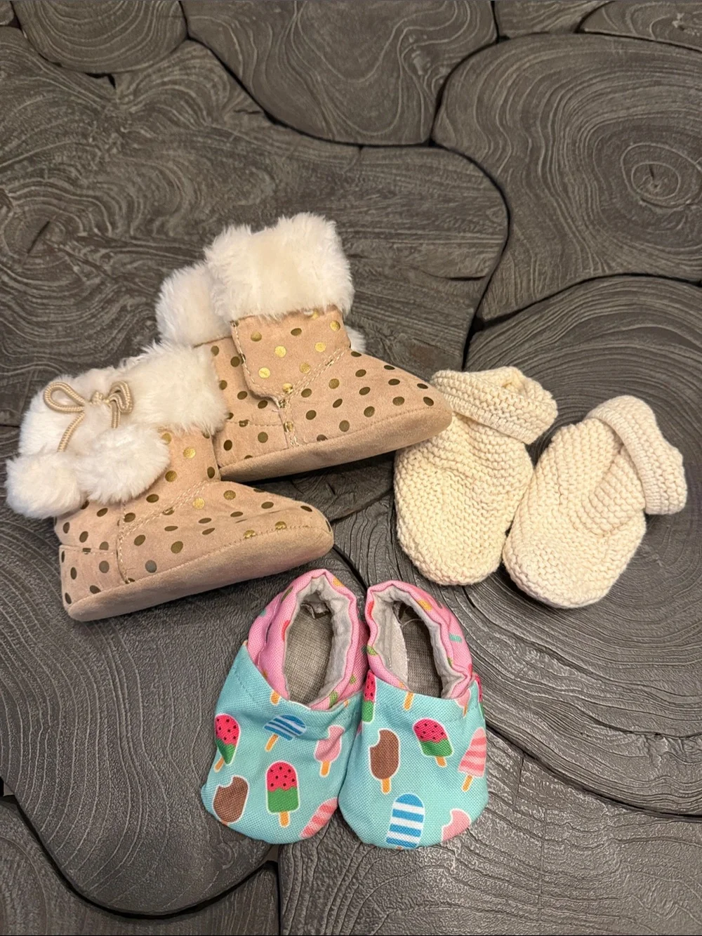 Baby girl booties - Infant Shoes